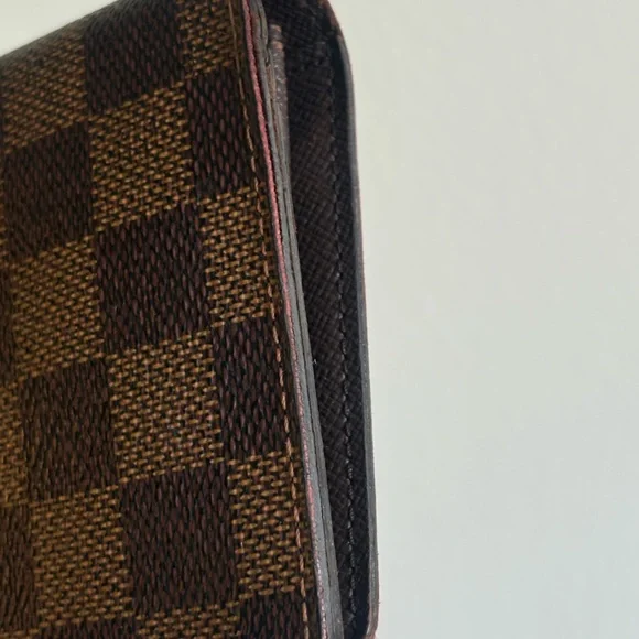 Auth Louis Vuitton Porte Feuille Brazza Damier Ebene long bifold wallet - Picture 13 of 15